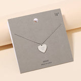 Bold 'Fuck Off' Heart Pendant Necklace - Gold or Silver