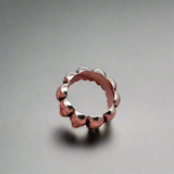 Bold Skulls Stainless Steel Biker Ring - Durable & Edgy Gift for Him - Mens Motorcycle Rings