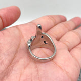 Men's Stainless Steel 'Fuck' Biker Ring - Bold MC Design