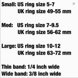 Bold Hidden Swear Ring - Adjustable Aluminum Statement Jewelry