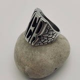 Rebellious Biker Stainless Steel Motorcycle Ring
