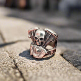 Mens Biker Rings HD MC Biker Motorcycle Mens Rings Gifts for Him Punk Alternative Motorcycle Rings for Men Jewelry Fast Free Shipping mens fashion rings rings for him gifts for biker rocker high quality biker ring variety motorcycle style biker moto motobike mc club hells angels mens bands rings for him sterling silver titanium thick bands large size rings gold dark silver black silver harley davidson motor company hd harley biker skull warrior chunky ring V-twin M8 gear head motorhead mechanic