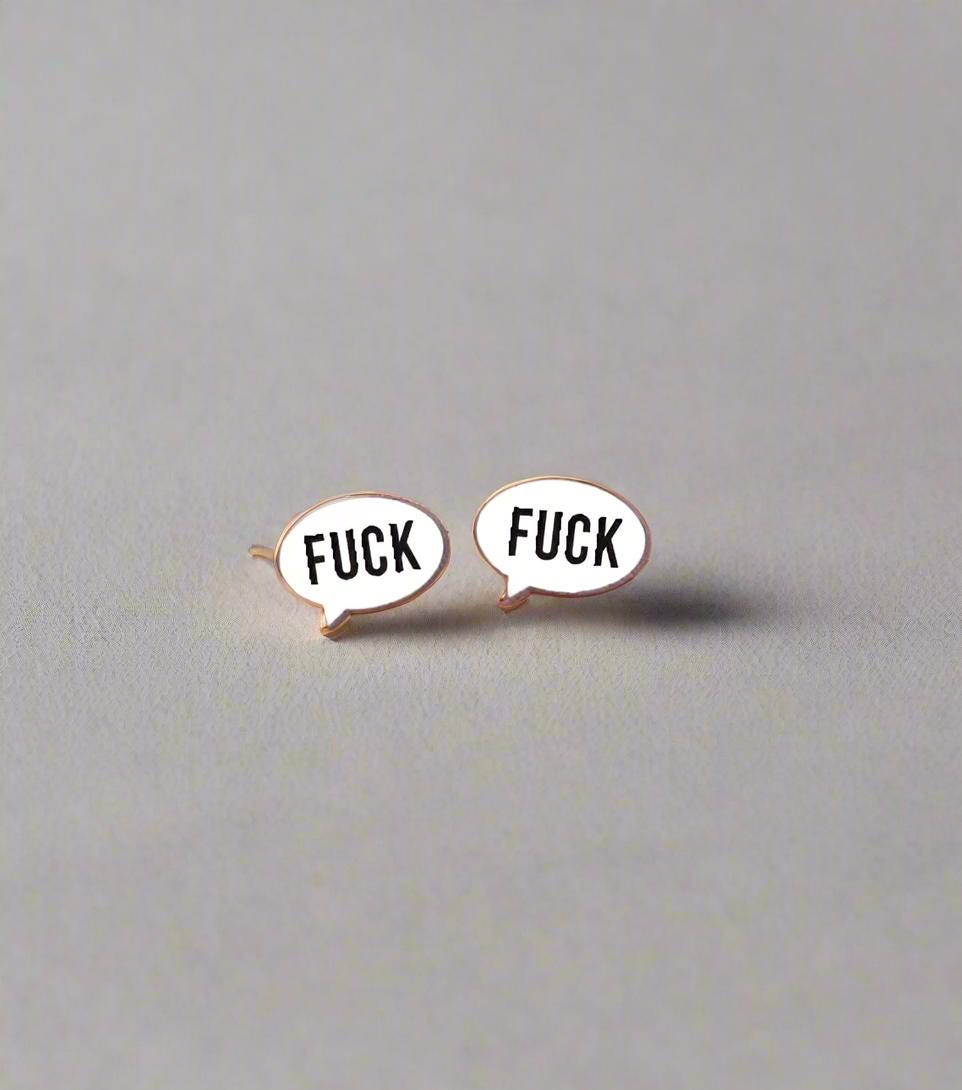 Alternative Statement Necklace Candy Heart Gold Plated Steel Studs Punk Rock Style Jewelry Modern Fashion Accessory Edgy Design Collection Rebel Style Statement Piece Unique Gift Idea Feminist Fashion Essential Bold Fashion Statement Contemporary