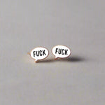 Alternative Statement Necklace Candy Heart Gold Plated Steel Studs Punk Rock Style Jewelry Modern Fashion Accessory Edgy Design Collection Rebel Style Statement Piece Unique Gift Idea Feminist Fashion Essential Bold Fashion Statement Contemporary