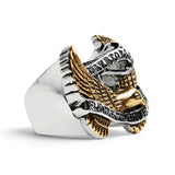 mens biker harley davidson indian HD ring motorcycle rider live to ride ride to live ring gold silver eagle americana american pride biker lifestyle motorcycle rider club style vintage rocker rockabilly mens ring for dad for brother for husband for boyfriend for guy man masculine jewelry ring fashion rings for men ring band for men chunky mens ring large high quality heavy metal heavy ring sterling silver titanium ring johnny depp metallica