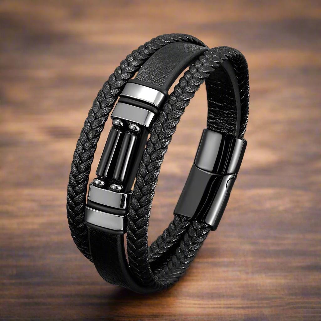 vintage bracelet braided leather layered leather bracelet stone bracelet motorcycle bracelet biker bracelet gothic punk bracelet rocker bracelet men fashion stylish accessories leather jewelry men gothic unisex bracelet gemstone leather bracelet beaded jewelry hipster accessories unisex fashion bohemian bracelet artistic jewelry unique fashion versatile accessories handcrafted casual