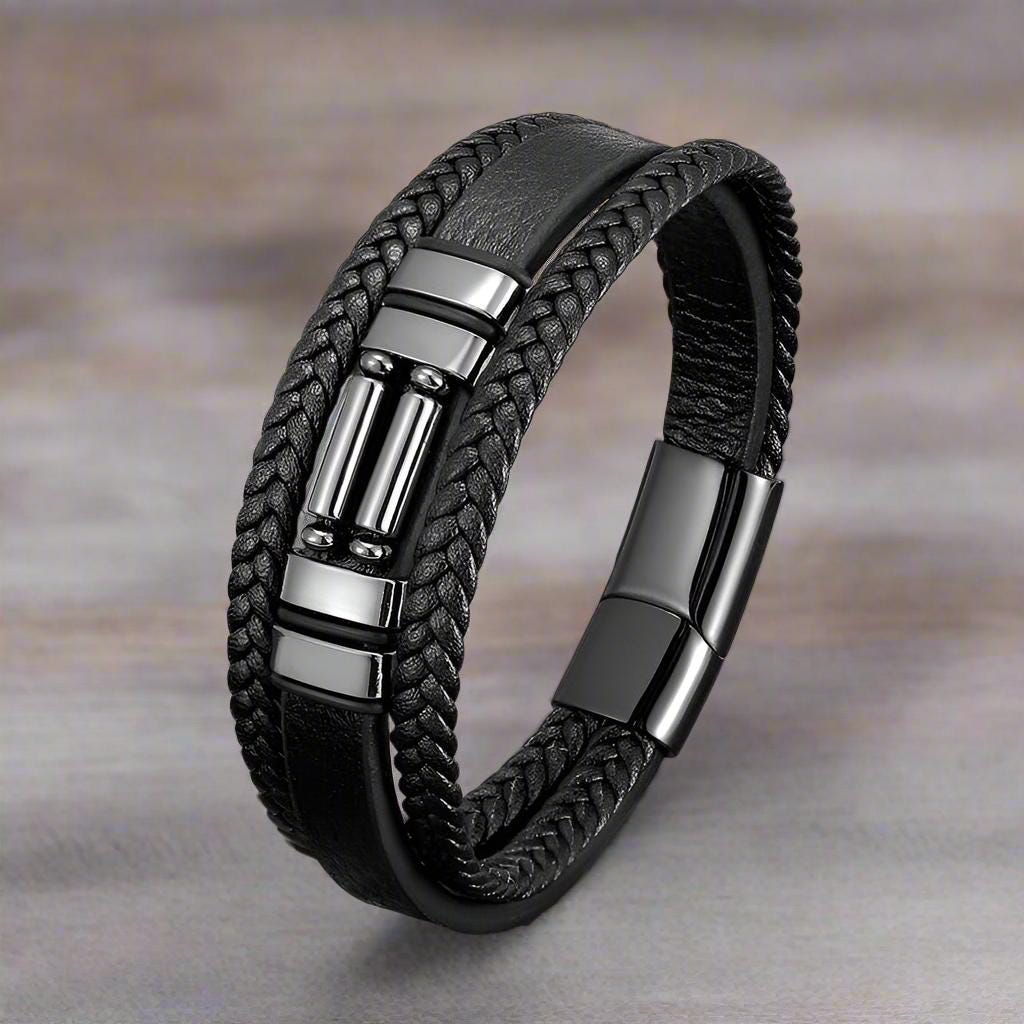 vintage bracelet braided leather layered leather bracelet stone bracelet motorcycle bracelet biker bracelet gothic punk bracelet rocker bracelet men fashion stylish accessories leather jewelry men gothic unisex bracelet gemstone leather bracelet beaded jewelry hipster accessories unisex fashion bohemian bracelet artistic jewelry unique fashion versatile accessories handcrafted casual