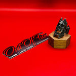 Blackened Stainless Steel Skull Ring - Celtic Gothic Biker Jewelry for Men, Viking Style Statement Ring, Great Gift