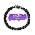 black mens bracelet byzantine vintage viking masculine high quality heavy duty mens jewelry mens fashion black bracelet cuff links rockabilly celtic scottish barbarian style rock metal heavy metal punk goth gothic jewelry thick metal chunky motorcycle harley davidson HD biker club style motorcycle club indian bagger motorcycle cool gift for dad brother boyfriend husband masculine manly modern warrior military bad ass