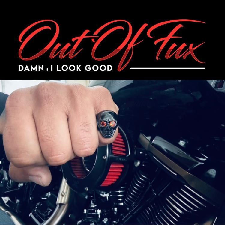 Unisex Black Skull Ring with Red Gem Eyes Bold Biker Ring Perfect Gift for Him or Her Durable High Black Plated Quality