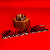 Titanium Chain Link Biker Ring for Men – Durable Tarnish-Free Harley Davidson Style Guys Rings, Dads Gift