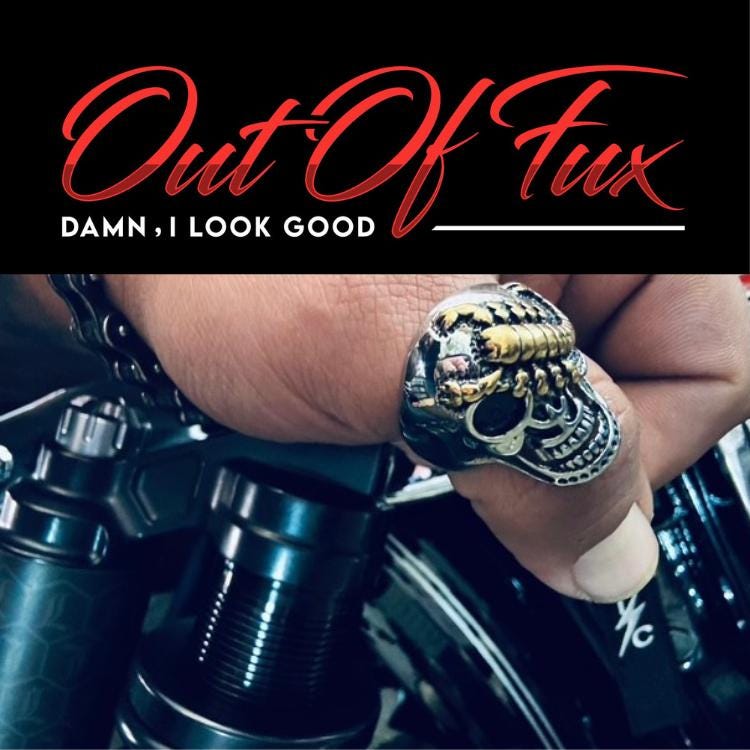 Biker Titanium Jewelry Statement Ring Men Collection Gothic Piece Stainless Steel Skull Accent Scorpion Detail Present Male Motorcycle Style