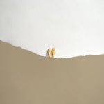 Lightning Bolt Stud Minimalist Earrings in 18K Gold and Silver Earrings Dainty Small Studs for Her - Unique, Small Design