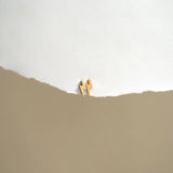 Lightning Bolt Stud Minimalist Earrings in 18K Gold and Silver Earrings Dainty Small Studs for Her - Unique, Small Design