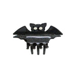 Halloween Hair Accessory Black Bat Wing Design Gothic Style Clip Sparkly Plastic Construction Party Costume Piece Spooky Fashion Statement Decorative Hair Piece Snap Closure Design Party Ready Accessory Festive Collection Seasonal Style