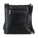 Gothic Punk Rock Crossbody Bag Military Camo Print Biker Style Steam Punk Skull Design Practical Size Messenger Style Black Accent Studded Detail Quality Construction Front Back Storage Alternative Fashion Statement Daily Essential Wear