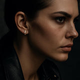 Lightning Bolt Stud Minimalist Earrings in 18K Gold and Silver Earrings Dainty Small Studs for Her - Unique, Small Design