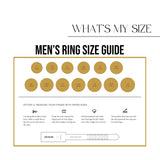 Mens BIKER Ring Mens Ring Gifts for Him Punk Alternative Rocker Metal Stainless Steel Titanium