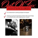 Mens BIKER Ring Mens Ring Gifts for Him Punk Alternative Rocker Metal Stainless Steel Titanium