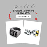 Mens Ring Biker Harley Davidson Band for Him Motorcycle Jewelry Gift HD Style MC Silver Gold for Men