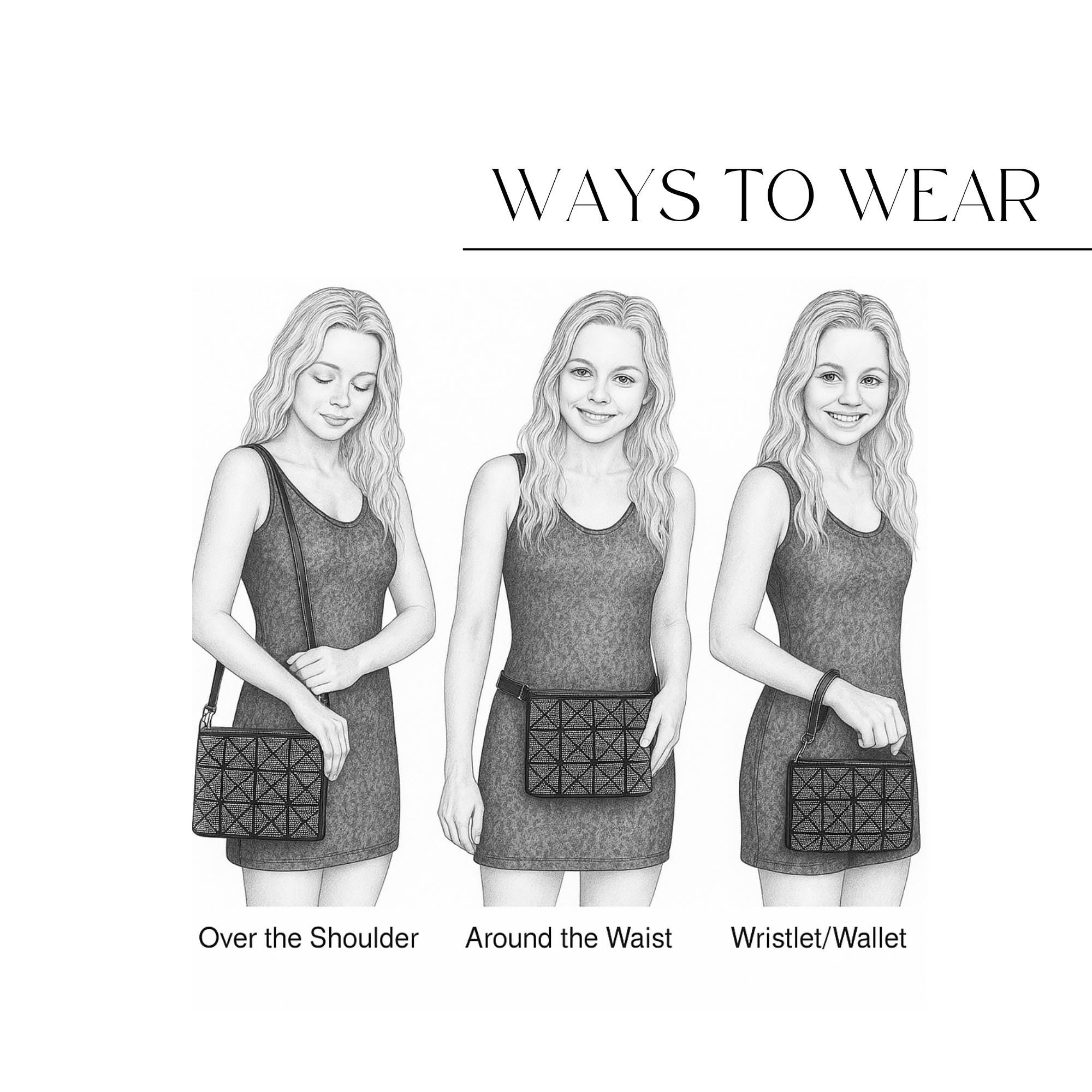 Tooled Leather Crossbody Bag: Western Turquoise Cowgirl Phone Purse