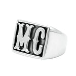 Mens Ring Biker Harley Davidson Band for Him Motorcycle Jewelry Gift HD Style MC Silver Gold for Men