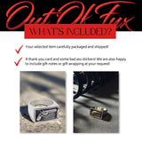 Men's Biker Ring - Pistol Revolver Gun in Silver Gold for Him - Titanium - Gifts for Men - High Quality - Unique Style