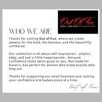 Fuck Cursive Script Earrings - Dainty Stud Swear Words Gift - Bachelorette Women Minimalist Earrings Subtle Hypoallergenic