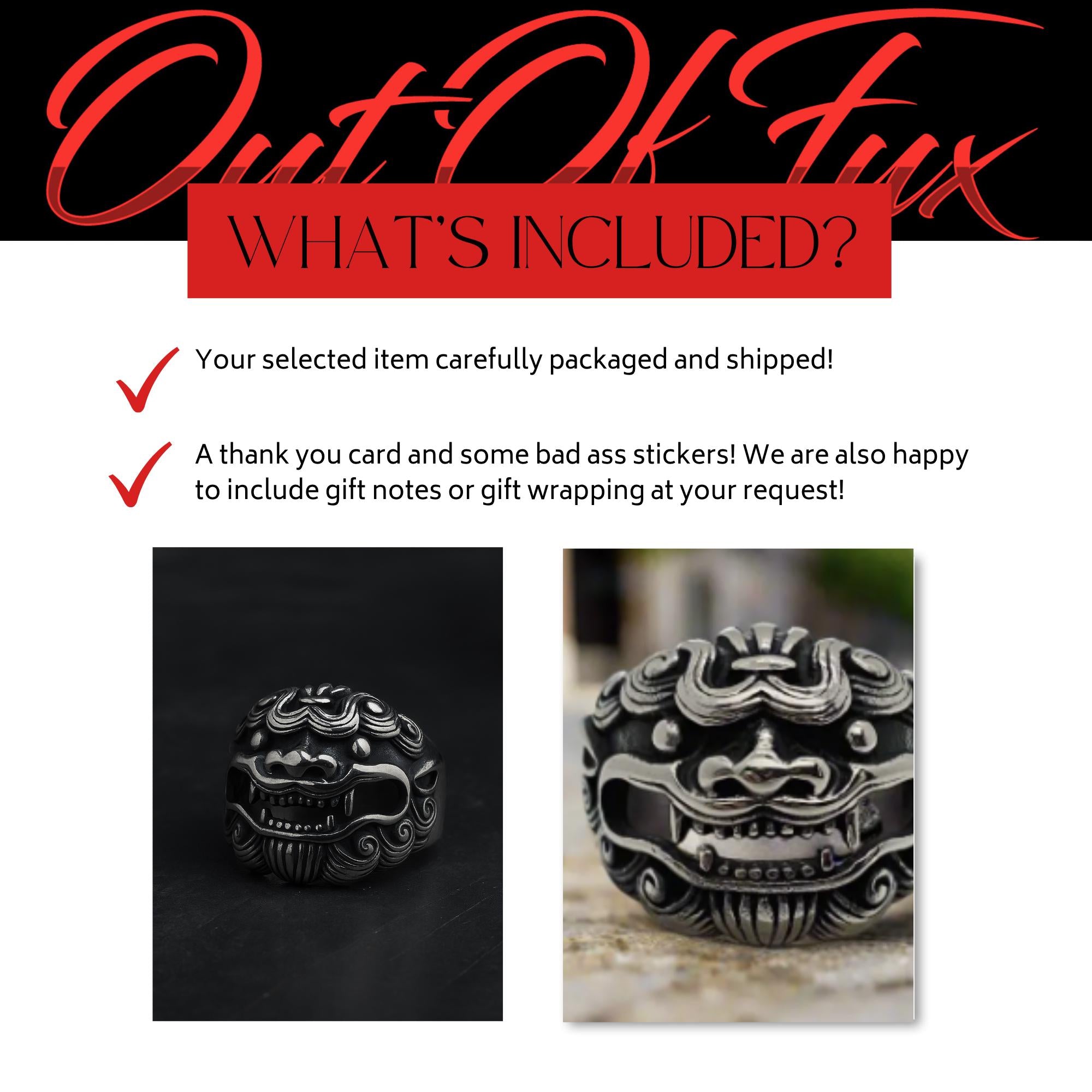 Bold Lionhead Biker Ring Mayan-Aztec Influence Durable Titanium Stainless Steel Motorcycle Rider Men's Present Quick Complimentary Shipping!