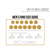 Men's Sombrero Biker Ring 18K Gold Plated Heavy Stainless Steel Chunky Mexican Bold Ring for Him