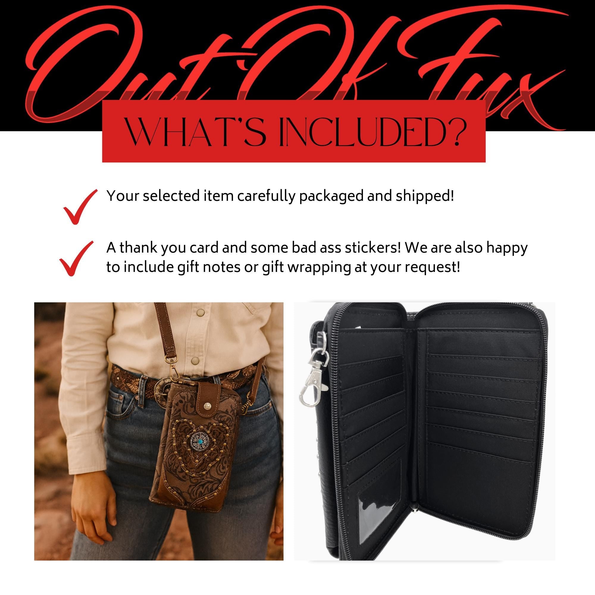 Tooled Leather Crossbody Bag: Western Turquoise Cowgirl Phone Purse