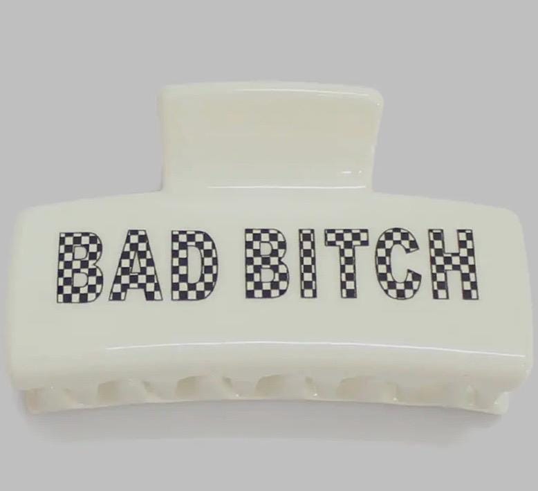 Bad Bitch Claw Clip: Strong Everyday Clip in Solid or Checkered