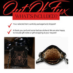 Leopard Print Shoulder Bag: Spider Rhinestone Chain Crossbody